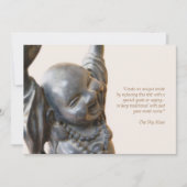 Invitation de Bouddha riant (Devant)