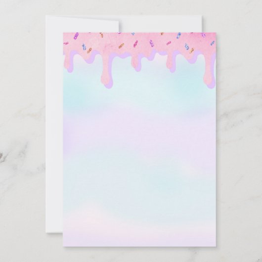 Invitation de boue de sirène, invitation de partie (Dos)