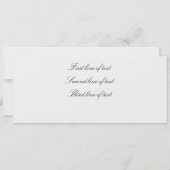 Invitation de bougies (Dos)