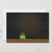 Invitation de bougies de vacances (Dos)