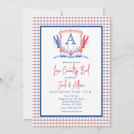 Invitation de bouillabaisse de fruits de mer, invi (Devant)