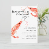 Invitation de bouillie de crevettes (Debout devant)