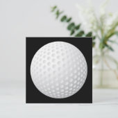 Invitation de boule de golf (Debout devant)