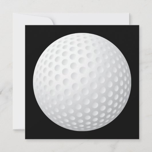 Invitation de boule de golf (Devant)