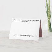 Invitation de boule de mardi gras (Dos)