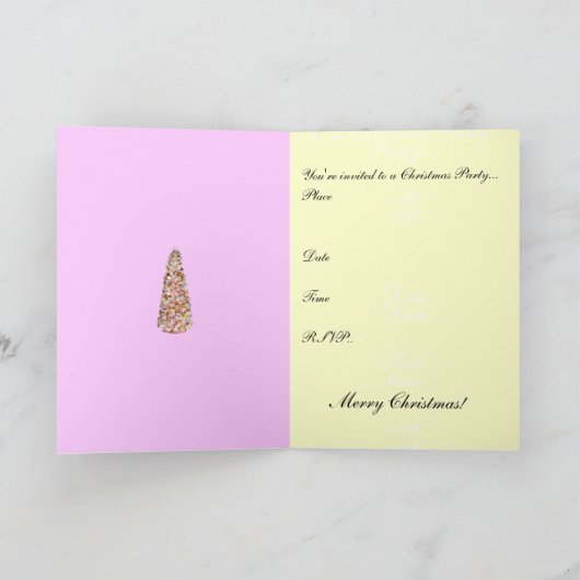 Invitation de boule de Noël (Intérieur)