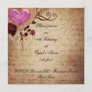 Invitation de boule de Saint-Valentin