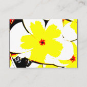 invitation de bouquet de fleurs stylisé (Dos)