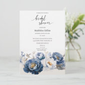 Invitation de bouquet de peonies pour une fête de (Debout devant)