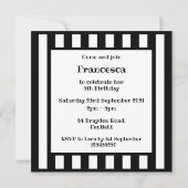 Invitation de bourdon personnalisé (Dos)