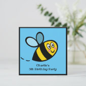 Invitation de bourdon personnalisé (Debout devant)