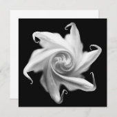 invitation de bourgeon floral de datura (Devant / Derrière)