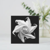 invitation de bourgeon floral de datura (Debout devant)