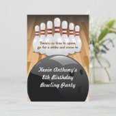 Invitation de Bowl a Strike Party (Debout devant)