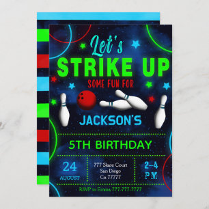 Invitation de Bowling