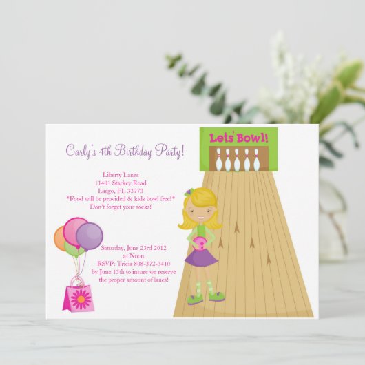 Invitation de Bowling (Debout devant)