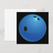 Invitation de Bowling Ball (Devant / Derrière)