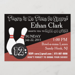 Invitation de bowling pour chacun !