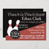 Invitation de Bowling pour tous ! (Devant / Derrière)