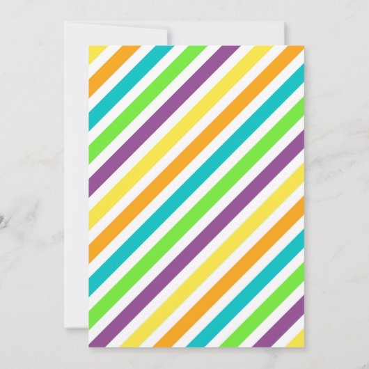 Invitation de Bowling pour une fête d'anniversaire (Dos)