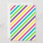 Invitation de Bowling pour une fête d'anniversaire (Dos)