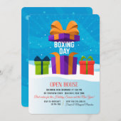 Invitation de Boxing Day (Devant / Derrière)