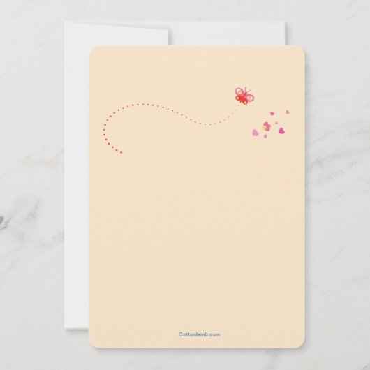 Invitation de brillant de Pâques (Dos)