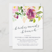 Invitation de Brunch Bridesmaitres en flamme (Devant)
