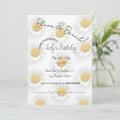 Invitation de brunch d'anniversaire Daisy (Debout devant)