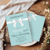 Invitation de brunch d'anniversaire Petit déjeuner