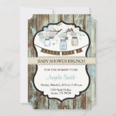 Invitation de brunch de baby shower (Devant)