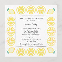 Invitation de brunch de Fête de la mariée