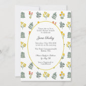 Invitation de brunch de jardin (Devant)