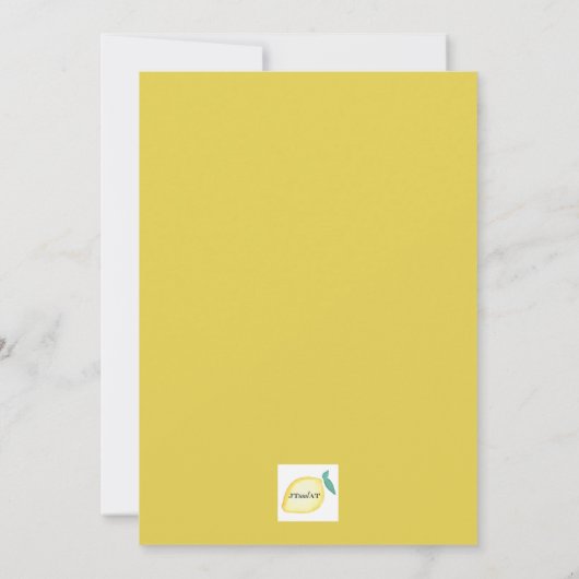 Invitation de brunch de jardin (Dos)