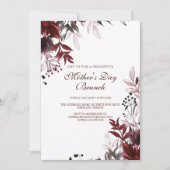 Invitation de Brunch de la Fête des Mères moderne  (Devant)