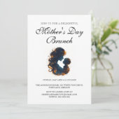 Invitation de Brunch de la Fête des Mères moderne  (Debout devant)