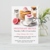 Invitation de brunch de la Saint-Valentin pour les (Debout devant)