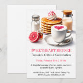 Invitation de brunch de la Saint-Valentin pour les (Devant / Derrière)