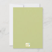 Invitation de brunch de marguerites de ressort (Dos)