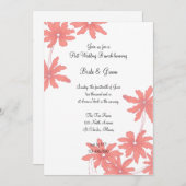 Invitation de brunch de mariage après la cérémonie (Devant / Derrière)