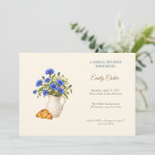 Invitation de brunch de mariage au Bleuet (Debout devant)