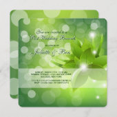 Invitation de brunch de mariage de courrier de (Devant / Derrière)