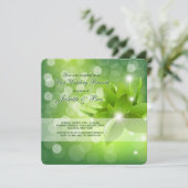 Invitation de brunch de mariage de courrier de (Debout devant)