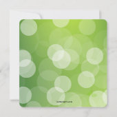 Invitation de brunch de mariage de courrier de (Dos)