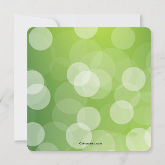 Invitation de brunch de mariage de courrier de (Dos)