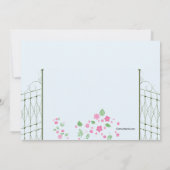 Invitation de brunch de mariage de courrier de (Dos)