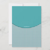 Invitation de brunch de mariage de courrier du (Dos)