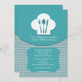 Invitation de brunch de mariage de courrier du (Devant / Derrière)