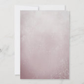 Invitation de brunch de mariage en stilets boho or (Dos)