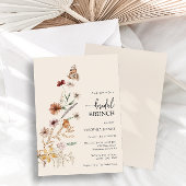 Invitation de brunch de mariage floral